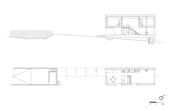 Joo Mendes Ribeiro, Fonte Boa, Fartosa, Penela, Portugal, portugese, portugiesisches Haus, Wohnhaus, Ferienhaus, Ausblick, Fenster, reduziert, Grundformen, hoch, steil, weiss, verputzt, glatt, Fassade, hell, Neubau, 2015, Jos Campos, Holz, Holzbau, view, single family house, windows, reduced, primary forms,