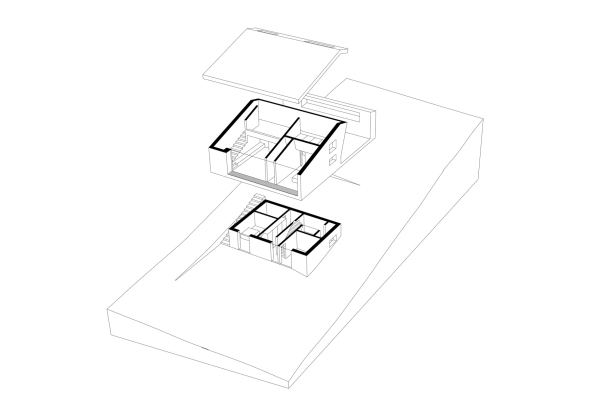Oberreute, Allgu, traditional building, cutting out, two parts, pointed roof, Holz, wood, timber, concrete, Beton, pending, house, Haus, Yonder, Str.ucture, Stuttgart
