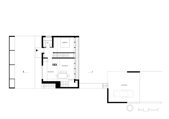 Oberreute, Allgu, traditional building, cutting out, two parts, pointed roof, Holz, wood, timber, concrete, Beton, pending, house, Haus, Yonder, Str.ucture, Stuttgart