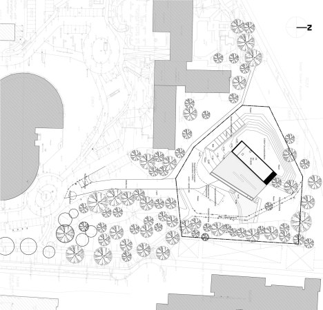 Glas, Riegel, Wohntrakt, Rampe, Kinderklink, Hospital, kids, nursierey, parents, playing, ramp, cutting, Schlitze, Paneele