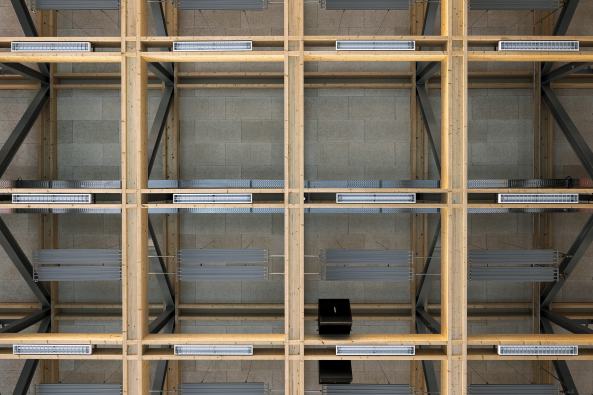 Sport, Holz, Beton, AZC, Sporthalle, Holzkonstruktion, Straburg, Neudorf, timber, concrete, plinth, sockel, mezzanine,