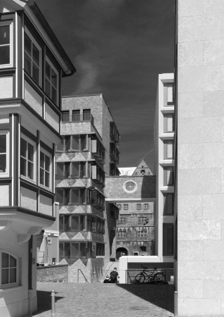 Lederer Ragnarsdttir Oei, Ulm, Sparkasse, Neue Strae, Ziegel, Ziegelbau, Erweiterungsbau