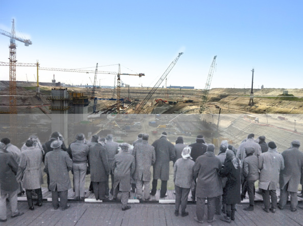 Glas, Wettbewerb, Black Box, Ijmuiden, Deich, Kanal, Informationszentrum, Tagung, Information Center, Bestand, Industriekultur, industrial culture, heritage, competition, ring, glass, Glasring