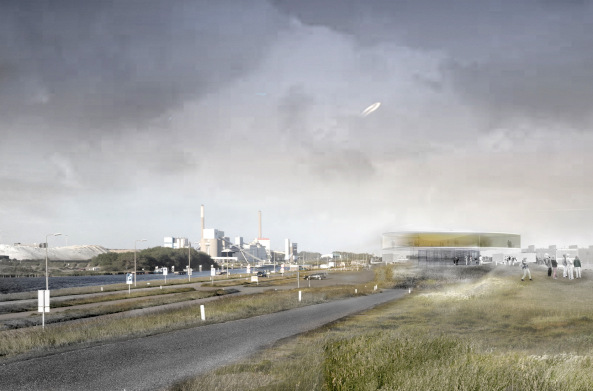 Glas, Wettbewerb, Black Box, Ijmuiden, Deich, Kanal, Informationszentrum, Tagung, Information Center, Bestand, Industriekultur, industrial culture, heritage, competition, ring, glass, Glasring