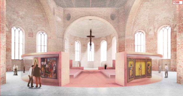 Sanierung, Barock, Backstein, Parochialkirche, Wettbewerb, Innengestaltung, interior, Kuehn Malvezzi, Knerer Lang,  brickstone, baroque, Berlin