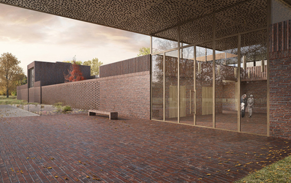 Krematorium, Wettbewerb, entschieden, Thun, Neubau, Preis, Gewinner, Friedhof, Schweiz, Cemetery, architecture, Architektur, Barozzi Veiga, Felgendreher Olfs K�chling, Sarg, S�rge, Glauben, verbrennen, Urnengrab, competition, Friedhof Schoren, Markus Schietsch Architekten, Baumbestand, Bern, Berner Voralpen, BUBE, Pola, beerdigen