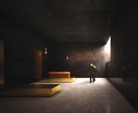 Krematorium, Wettbewerb, entschieden, Thun, Neubau, Preis, Gewinner, Friedhof, Schweiz, Cemetery, architecture, Architektur, Barozzi Veiga, Felgendreher Olfs K�chling, Sarg, S�rge, Glauben, verbrennen, Urnengrab, competition, Friedhof Schoren, Markus Schietsch Architekten, Baumbestand, Bern, Berner Voralpen, BUBE, Pola, beerdigen