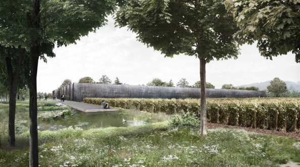 Krematorium, Wettbewerb, entschieden, Thun, Neubau, Preis, Gewinner, Friedhof, Schweiz, Cemetery, architecture, Architektur, Barozzi Veiga, Felgendreher Olfs Kchling, Sarg, Srge, Glauben, verbrennen, Urnengrab, competition, Friedhof Schoren, Markus Schietsch Architekten, Baumbestand, Bern, Berner Voralpen, BUBE, Pola, beerdigen