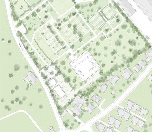 Krematorium, Wettbewerb, entschieden, Thun, Neubau, Preis, Gewinner, Friedhof, Schweiz, Cemetery, architecture, Architektur, Barozzi Veiga, Felgendreher Olfs Kchling, Sarg, Srge, Glauben, verbrennen, Urnengrab, competition, Friedhof Schoren, Markus Schietsch Architekten, Baumbestand, Bern, Berner Voralpen, BUBE, Pola, beerdigen