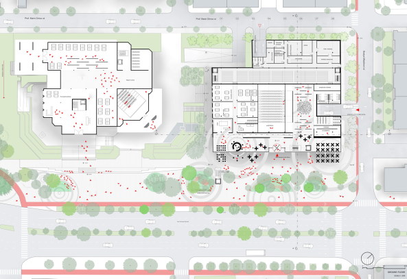 Wettbewerb, Neubau, competition, Sieger, 1. Preis, entschieden, Varna, Warna, Sofia, Bulgarien, Bulgaria, Bratya Miladinovi, Library, B�cher, Lesen, Neubau, new building, storage, archive, reading, Stewart Hollenstein, PLUSR Chitecture, Architects for Urbanity, Spatial practice, I/O, Gewinner, Preistr�ger, Europa, Europe, Schwarzes Meer, Ostblock, Osteuopa, Zentraleuropa