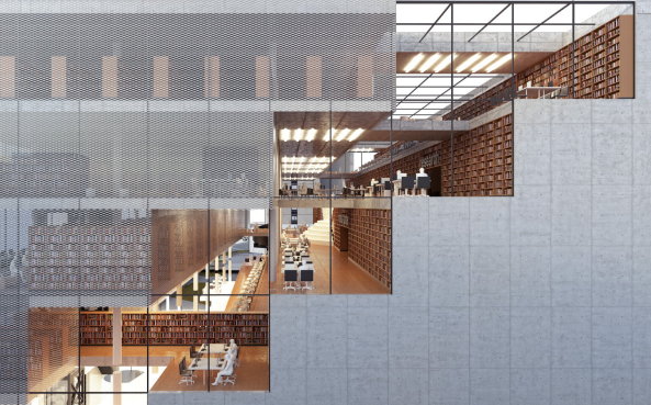 Wettbewerb, Neubau, competition, Sieger, 1. Preis, entschieden, Varna, Warna, Sofia, Bulgarien, Bulgaria, Bratya Miladinovi, Library, B�cher, Lesen, Neubau, new building, storage, archive, reading, Stewart Hollenstein, PLUSR Chitecture, Architects for Urbanity, Spatial practice, I/O, Gewinner, Preistr�ger, Europa, Europe, Schwarzes Meer, Ostblock, Osteuopa, Zentraleuropa