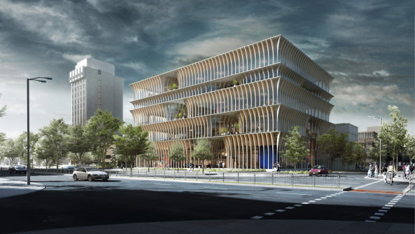 Wettbewerb, Neubau, competition, Sieger, 1. Preis, entschieden, Varna, Warna, Sofia, Bulgarien, Bulgaria, Bratya Miladinovi, Library, B�cher, Lesen, Neubau, new building, storage, archive, reading, Stewart Hollenstein, PLUSR Chitecture, Architects for Urbanity, Spatial practice, I/O, Gewinner, Preistr�ger, Europa, Europe, Schwarzes Meer, Ostblock, Osteuopa, Zentraleuropa