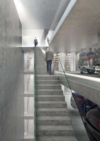 Wettbewerb, Neubau, competition, Sieger, 1. Preis, entschieden, Varna, Warna, Sofia, Bulgarien, Bulgaria, Bratya Miladinovi, Library, B�cher, Lesen, Neubau, new building, storage, archive, reading, Stewart Hollenstein, PLUSR Chitecture, Architects for Urbanity, Spatial practice, I/O, Gewinner, Preistr�ger, Europa, Europe, Schwarzes Meer, Ostblock, Osteuopa, Zentraleuropa