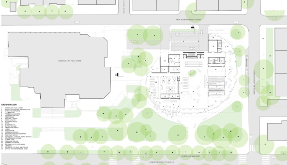 Wettbewerb, Neubau, competition, Sieger, 1. Preis, entschieden, Varna, Warna, Sofia, Bulgarien, Bulgaria, Bratya Miladinovi, Library, B�cher, Lesen, Neubau, new building, storage, archive, reading, Stewart Hollenstein, PLUSR Chitecture, Architects for Urbanity, Spatial practice, I/O, Gewinner, Preistr�ger, Europa, Europe, Schwarzes Meer, Ostblock, Osteuopa, Zentraleuropa