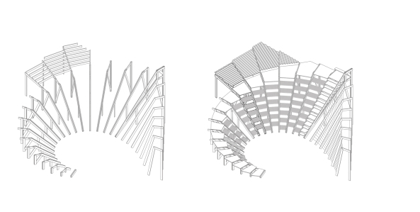 The Scarcity and Creativity Studio, SCS, Valparaso, Chile, Freilichttheater, Feilichtbhne, Amphitheater, Bhne, Theater, Tribne, Sitio Eriazo, Holz, Holzkonstruktion, Oslo School of Architecture and Design