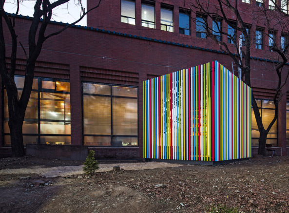 Mobile Bibliothek, Seoul, ArchiWorkshop, Seoul Innovation Park, Pavillon, tempor�re Bauten, kleine Bauten, Membran