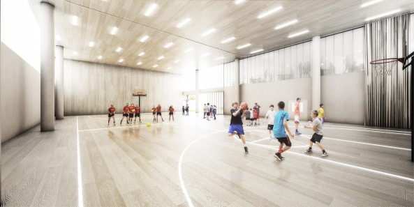 BIG, Arlington, Virginia, Schule, School, Grundschule, Elementary School, Neubau, Planung, new building, modern, modernism, Wilson Blvd, Bjarke Ingels, Terrassen, terraces, 2016, plans, floor plans, Wilson Secondary School, USA, United States of America, Rosslyn-Ballston Corridor, bars