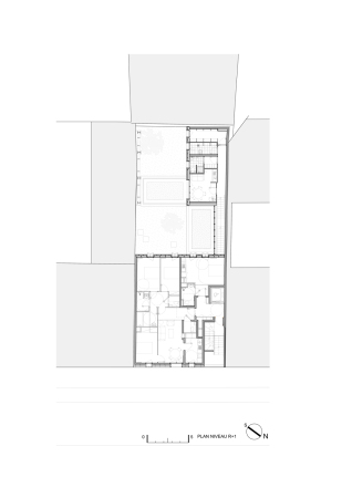 Boulevard de la Villette, 10. Arrondissement, Paris, InSpace Architecture, Sozialwohnungsbau, SIEMP, Mutter Kind Frsorgezentrum, Gebudeensemble,  Frsorgezentrum, Wohnungsbau, Baunetz, Architektur
