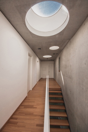 Beton, Holzlamellen, concrete, japanese house, Japanisches Wohnhaus, wood sticks, Fensterbnder, Garten, japanischer Garten, japanese garden, Bambus, bamboo, cherry tree, Kirschbaum, Peter Ruge, Berlin,