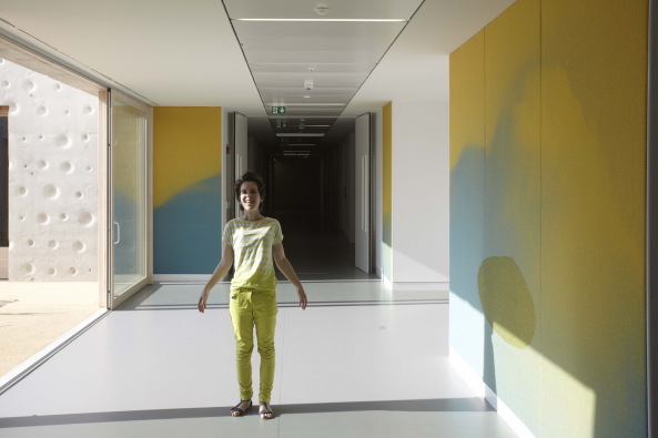 Frankreich, France, Dommartin-l�s-Toul, Route Nationale 4, Maison d�Accueil Sp�cialis�e pour �pileptiques, M.A.S., Klinik, Rehaklinik, Beton, Mayanna von Ledebur, Meurthe-et-Moselle, epilepsy, Atelier Martel, soft, skin, haut, Oberfl�che, eingeschossig, H�fe, courtyards, Vorort, Ostfrankreich, clinic,