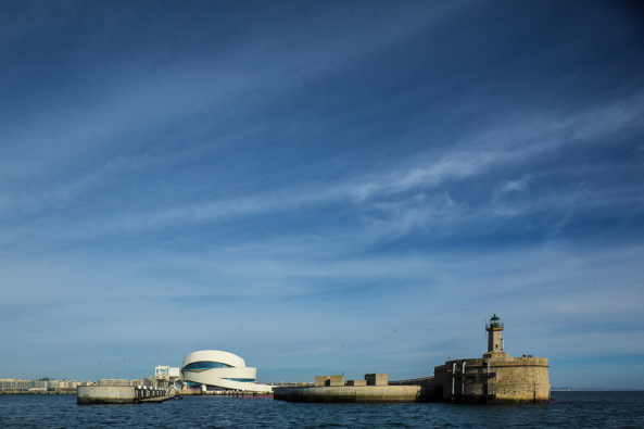 Schiffsterminal in Nordportugal