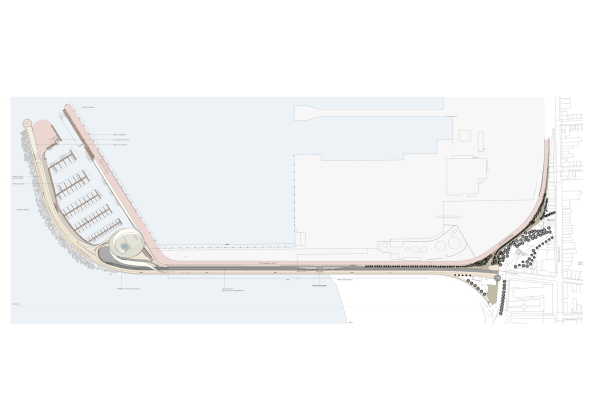 Schiffsterminal in Nordportugal