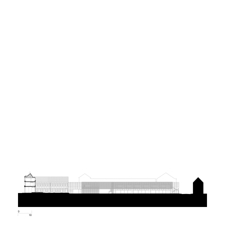 Matador Architects; Mons; Belgien; Sanierung; Erweiterungsbau; Neubau; Bauen im Bestand; Flügelneubau; Tim Van de Velde; Design Center Mons