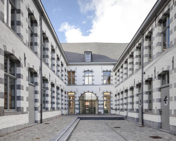 Matador Architects; Mons; Belgien; Sanierung; Erweiterungsbau; Neubau; Bauen im Bestand; Fl�gelneubau; Tim Van de Velde; Design Center Mons