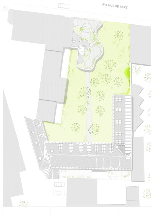 Bestand, Konvent, 19 Jahrhundert, Umbau, Neubau, ambenfrmiger Grundriss, Glas, Kapelle, sozial durchmischt, social mix, Wohnturm, Glass, tower, neunstckig, Kontrast,