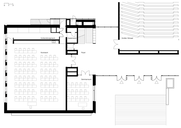 Fakultt fr Biologie der Universitt Freiburg, Spiecker Sautter Lauer Architekten, Freiburg, Universitt Freiburg, Anbau, Erweiterung, Beton, Sichtbeton, Institut