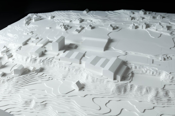 Erweiterung Sportzentrum Kerenzerberg, Burkard Meyer und Vogt gewinnen Wettbewerb in Zrich, Wettbewerbsergebnisse, Baunetz, Baunetz-Meldungen, Architektur in der Schweiz, Boris Brunner, Daniel Niggli, Luca Selva, David Vogt, Burkard Meyer Architekten, Vogt Landschaftsarchitekten, E2A Architekten, : mlzd Architekten aus Biel, Adrian Streich Architekten, pool Architekten, Dreifachturnhalle, Turnhalle, Sporthalle, Sichtbeton, Beton,