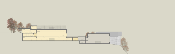 Erweiterung Sportzentrum Kerenzerberg, Burkard Meyer und Vogt gewinnen Wettbewerb in Zrich, Wettbewerbsergebnisse, Baunetz, Baunetz-Meldungen, Architektur in der Schweiz, Boris Brunner, Daniel Niggli, Luca Selva, David Vogt, Burkard Meyer Architekten, Vogt Landschaftsarchitekten, E2A Architekten, : mlzd Architekten aus Biel, Adrian Streich Architekten, pool Architekten, Dreifachturnhalle, Turnhalle, Sporthalle, Sichtbeton, Beton,