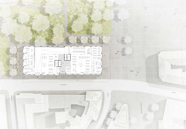 Wettbewerb, Opernplatz, Frankfurt am Main, Neubau, Ersatzbau, Natrustein, Staab Architekten, Baumschlager Eberle, Ferdinand Heide, Allmann Sattler Wappner, 2016, competition, architecture, Stadthaus, Wettbewerb, Ergebnis, 1. Preis, 2. Preis, 3. Preis, Anerkennung, Gewinner, Allianz Real Estate, ANP - Architektur- und Planungsgesellschaft