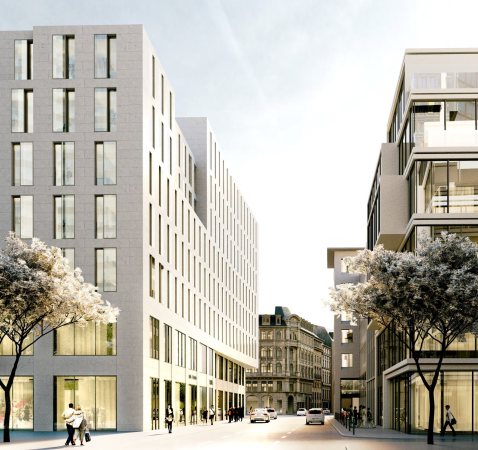 Wettbewerb, Opernplatz, Frankfurt am Main, Neubau, Ersatzbau, Natrustein, Staab Architekten, Baumschlager Eberle, Ferdinand Heide, Allmann Sattler Wappner, 2016, competition, architecture, Stadthaus, Wettbewerb, Ergebnis, 1. Preis, 2. Preis, 3. Preis, Anerkennung, Gewinner, Allianz Real Estate, ANP - Architektur- und Planungsgesellschaft