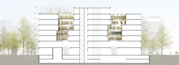 Wettbewerb, Opernplatz, Frankfurt am Main, Neubau, Ersatzbau, Natrustein, Staab Architekten, Baumschlager Eberle, Ferdinand Heide, Allmann Sattler Wappner, 2016, competition, architecture, Stadthaus, Wettbewerb, Ergebnis, 1. Preis, 2. Preis, 3. Preis, Anerkennung, Gewinner, Allianz Real Estate, ANP - Architektur- und Planungsgesellschaft