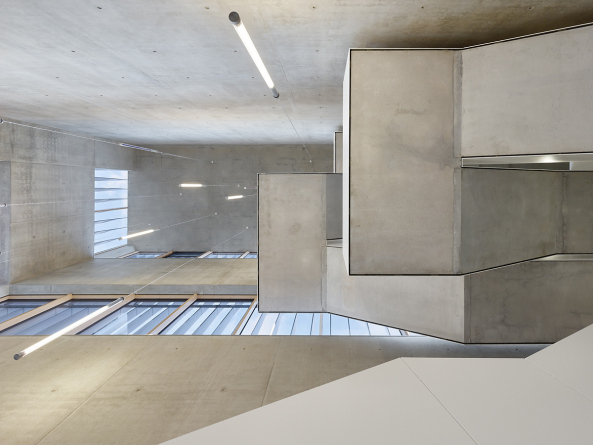 Olgastrae 109, Sporthalle, Gymnasium, Neubau, Gym, 2015, Kepler- und Humboldt-Gymnasium, Zooey Braun, Martin Gessert, h4a, Albrecht Randecker, Klaus Legner, Stuttgart, Mnchen, Wettbewerb, competition, new building, Wrfel, Block,