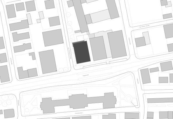 Olgastrae 109, Sporthalle, Gymnasium, Neubau, Gym, 2015, Kepler- und Humboldt-Gymnasium, Zooey Braun, Martin Gessert, h4a, Albrecht Randecker, Klaus Legner, Stuttgart, Mnchen, Wettbewerb, competition, new building, Wrfel, Block,