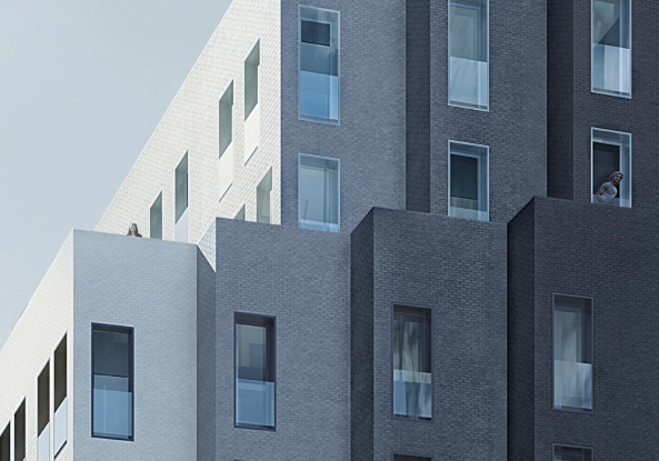 Mein Mikro-New York, Pilotprojekt f�r Miniwohnungen, G�nstig Wohnen in New York Miniapartments in Manhattan fertiggestellt, Carmel Place, Manhattan, nARCHITECTS, Container-Architektur, Low-Budget-Bauen, My Micro NY, adAPT NYC competition, New Housing, Monadnock Development, american architecture, Uniform Land Use Review Procedure, Baunetz, Baunetz-Meldungen, micro-units, Miniwohnungen, Prefabrication, baukosten, miete in new york, apartment wanted, New York City Miethorror, G�nstiges Wohnen, Modulbauweise, backstein, klinker, Turm