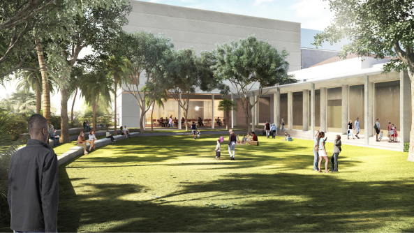 Norton Museum, Chad Floyd, architecture, architect, Sir Norman Foster, Neubau, Museum, Art, Florida, West PAlm Beach, Plne, plans, expansion, Umbau, Erweiterung, London, 2016, 2005, Planungszeit, Stein, Naturstein