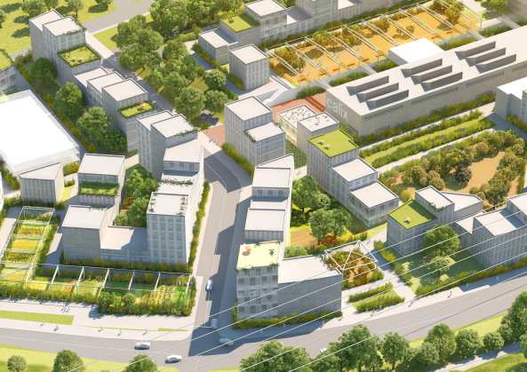 MVRDV, Caen, Mosaik, Stadtplanung, Neubau, Erweiterung, Wohnungsbau, Halbinsel, Winny Maas, La Grande Mosaque, France, Frankreich, Masterplan, Stadtplanung, Gewinner, Wettbewerb, Bauen, Stadterweitung, Stdtebua, urban design, de-industrialisation