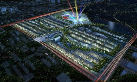 Grundstein fr Olympisches Dorf in Peking gelegt