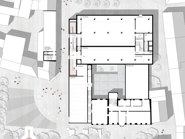 Liebfrauenstrae 5, Deutschland, Germany, Neubau, Museum, Mainz, competition, Museum, Erweiterung, Umbau, Modernisierung, LRO, DFZ Architekten, Christoph Mckler, Lederer Ragnarsdottir, Oei, 2016, 2015, Offener Wettbewerb, Realisierungswettbewerb, Gewinner, 1. Preis, first prize, 2. Preis. 3. Preis, Anerkennung, EM2N,