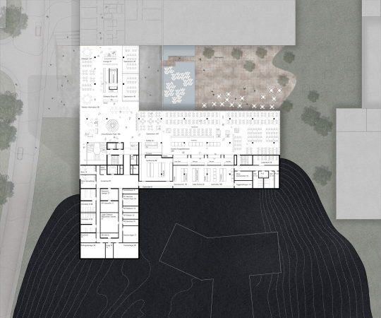 S�dwestrundfunk, Wettbewerb, Gewinner, 1. Preis, Anerkennung, first prize, competition, media centre, Baden-Baden, Germany, Deutschland, Architecture, urbanism, 2016, 2015 decision, glass, steel, lobby, Wurm + Wurm Architekten Ingenieure, JSWD Architekten, Rykart Architekten, struhk architekten, kadawittfeldarchitektur, Jury, Projekt, Gewinnerprojekt