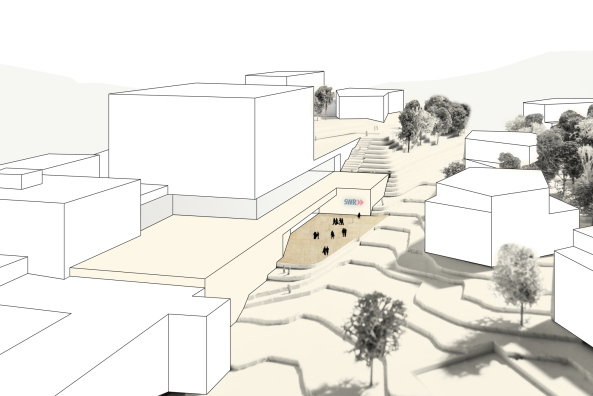 Sdwestrundfunk, Wettbewerb, Gewinner, 1. Preis, Anerkennung, first prize, competition, media centre, Baden-Baden, Germany, Deutschland, Architecture, urbanism, 2016, 2015 decision, glass, steel, lobby, Wurm + Wurm Architekten Ingenieure, JSWD Architekten, Rykart Architekten, struhk architekten, kadawittfeldarchitektur, Jury, Projekt, Gewinnerprojekt