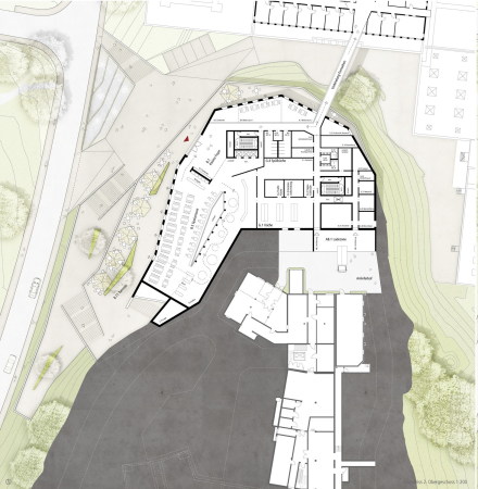 S�dwestrundfunk, Wettbewerb, Gewinner, 1. Preis, Anerkennung, first prize, competition, media centre, Baden-Baden, Germany, Deutschland, Architecture, urbanism, 2016, 2015 decision, glass, steel, lobby, Wurm + Wurm Architekten Ingenieure, JSWD Architekten, Rykart Architekten, struhk architekten, kadawittfeldarchitektur, Jury, Projekt, Gewinnerprojekt