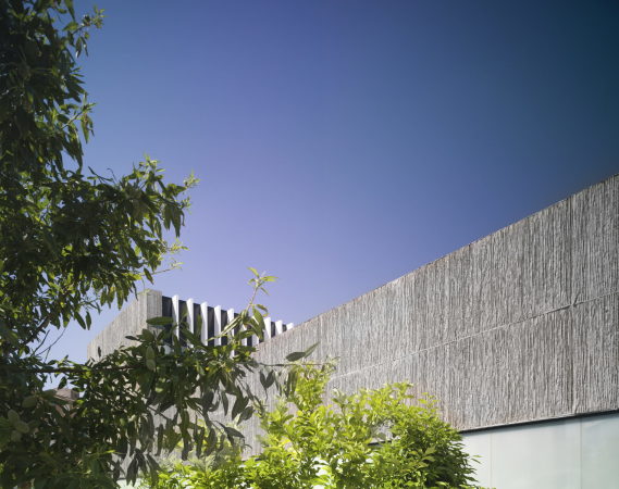 Centro de I+D+i de la Sostenibilidad Local de Badajoz, Spanien, Spain, 2016, 2015, architecture, sustainability, Nachhaltigkeit, Jesus Granada, Daniel Jimnez + Jaime Olivera Arquitectos, spanish Architects, Neubau, Forschungszentrum, research development, GArten Park Vegetation, Diputacin Provincial de Badajoz