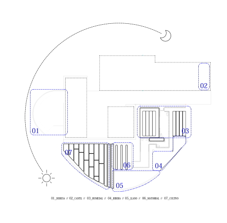 Centro de I+D+i de la Sostenibilidad Local de Badajoz, Spanien, Spain, 2016, 2015, architecture, sustainability, Nachhaltigkeit, Jesus Granada, Daniel Jimnez + Jaime Olivera Arquitectos, spanish Architects, Neubau, Forschungszentrum, research development, GArten Park Vegetation, Diputacin Provincial de Badajoz