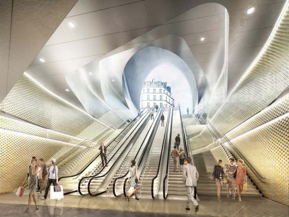 Glas, Umbau, Renovierung, Les Halles, Paris, Patrick Berger Jacques Anziutti Architectes , Schwingung, Dynamik, dynamic, Glass,