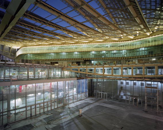Glas, Umbau, Renovierung, Les Halles, Paris, Patrick Berger Jacques Anziutti Architectes , Schwingung, Dynamik, dynamic, Glass,