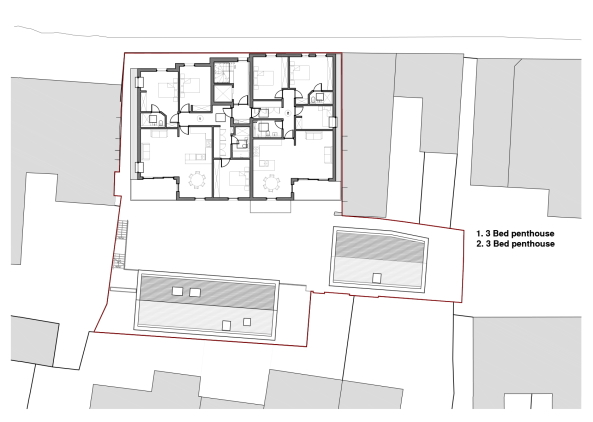 East Sussex TN31 7AN, Rye, 49 Cinque Ports St, England, wood, Holzhaus, Neubau, architecture, fassade, Wohnhaus, Wohungsbau, infill, Kleinstadt, England, Grobritannien, RIBA, JDA  architects, Rother valley, Haupstrae, Spitzdcher, Brick, Ziegel,